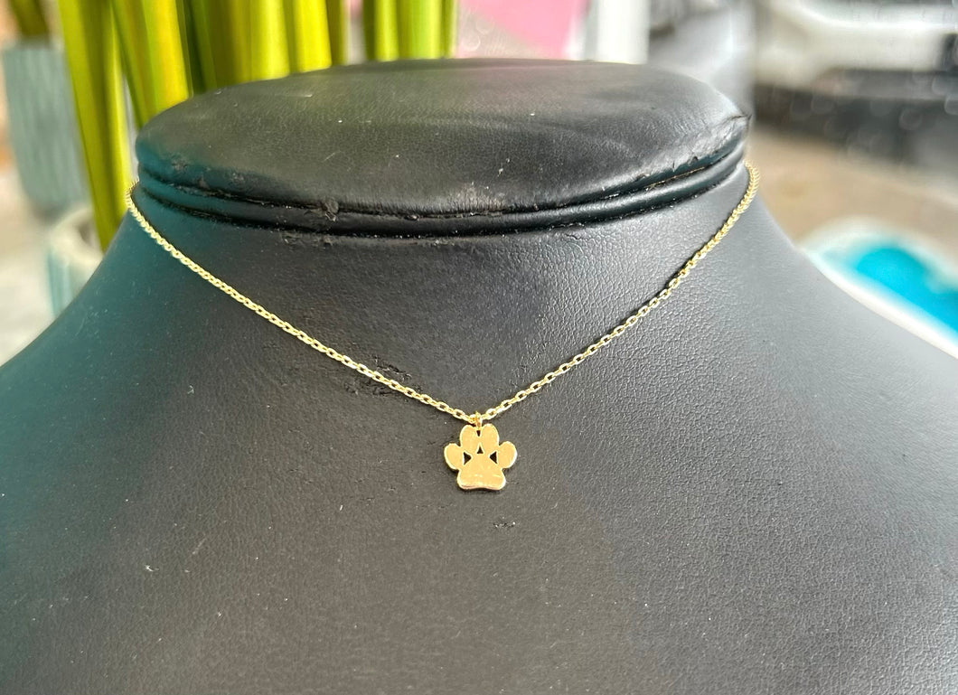 Paw Print Necklace