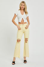 Load image into Gallery viewer, Risen High Rise Straight Jeans-Pale Yellow
