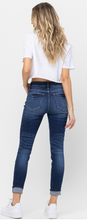 Load image into Gallery viewer, Jelly Jeans-Mid Rise Distressed Cuffed Skinny
