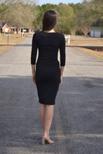 Load image into Gallery viewer, Midi Black Dress
