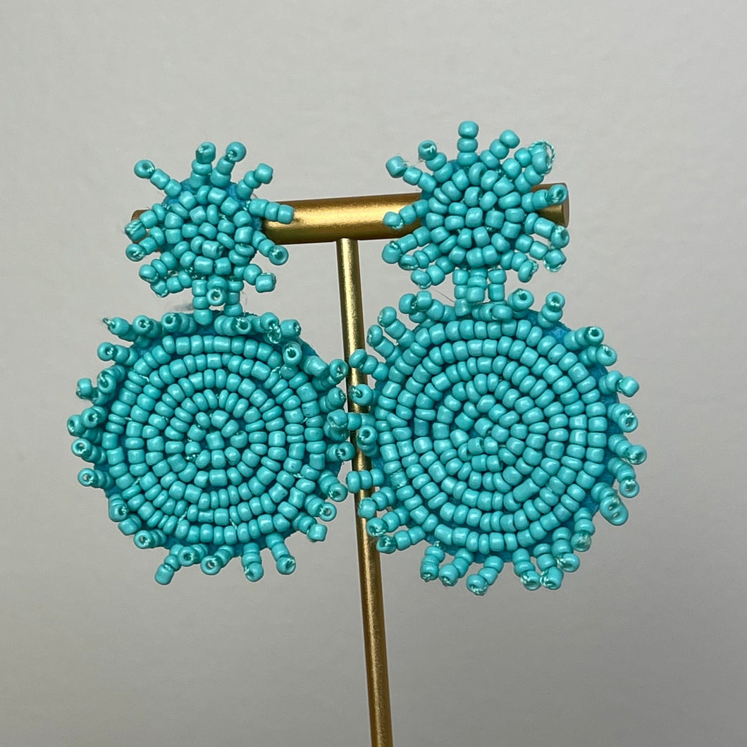 Turquoise Two Teared Earrings